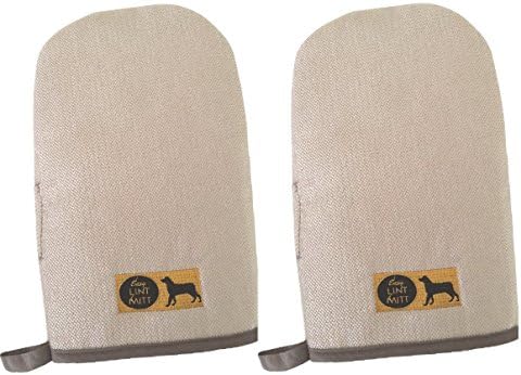 Reusable Lint and Pet Hair Removal Mitts. Pack of 2 Great Gift Idea. Best for Clothes, Car Seats, Sofas and Carpets. Brush away Cat and Dog Shedding. Gently Groom &amp; Pamper Pets. Washable and Durable.