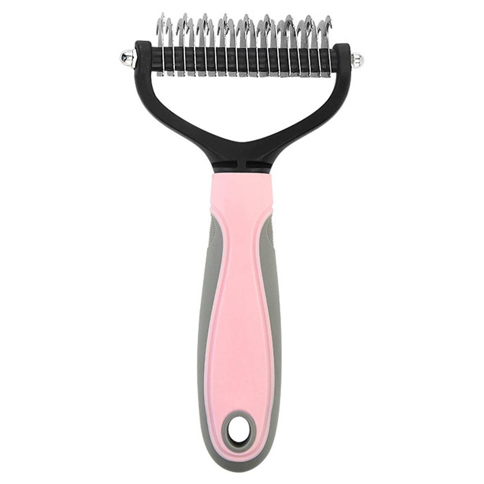 Cat and dog comb Pet hair removal comb, double-sided stainless steel, pet knotting comb,undercoat rake dog，dog brushes for shedding