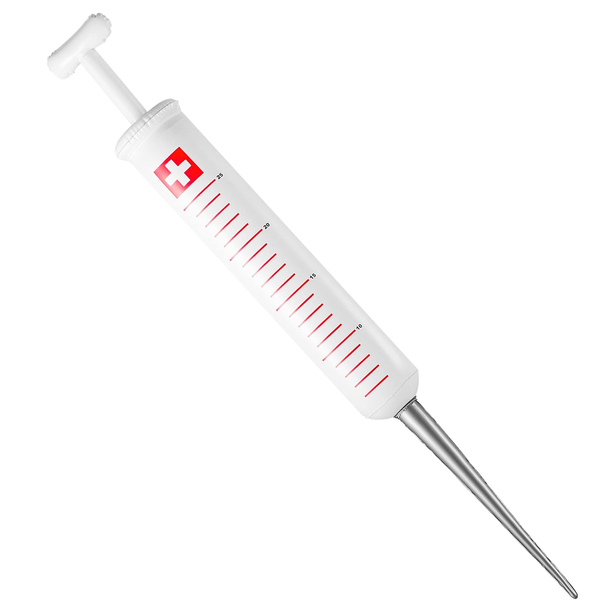 Inflatable Syringes 50cm Halloween Theme Inflatable Blow-Up Party Decoration for Fancy Dress Accessory