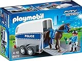 Police with Horse and Trailer