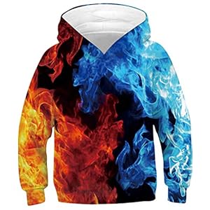 Rave on Friday Hoodie 3D-geprinte trui voor kinderen Nieuwigheid trui met lange mouwen 4-16Y