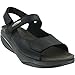 Women's MBT Sasa Black Leather Sandal