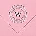 ExcelMark Self Inking Monogram Address Stamp - Style 320
