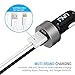 Type C Car Charger, UNU 35W with Qualcomm Quick Charge 3.0 Technology + Built-in Type-C (3.0) Charging Cable for iPhone 7/6S/6, Galaxy S8/S8+, LG G6, Google Pixel, Nexus 5X/6P and More Devices