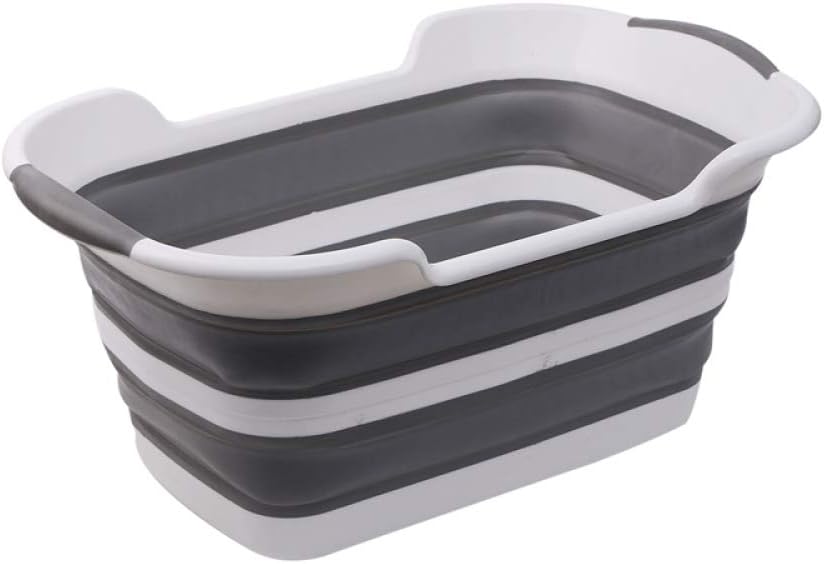 Xacxl Tina de baño Plegable Tinas de Gran Capacidad Lavado de baño