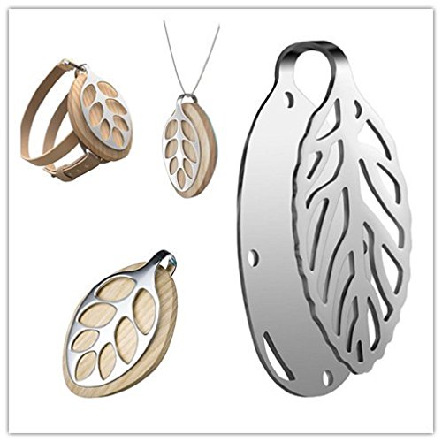 Mostsola Stainless Steel Clip Bracket for Bellabeat Leaf Nature Health Tracker (Silver A)