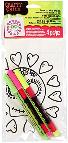 Crafty Chica Skull Hearts Tote