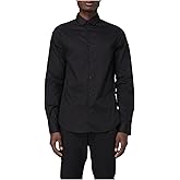 Armani Exchange Mens Stretch Poplin Button Down Shirt