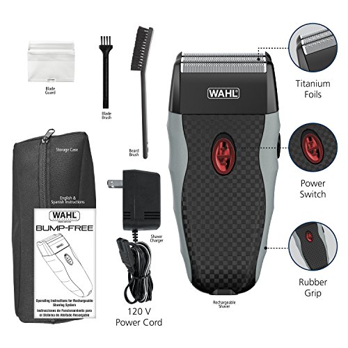 Wahl Clipper Bumpfree Rechargeable Foil Shaver Professional Barber