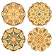 Pacific Merchants Mandala Gold Tones 6.25