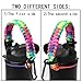 MORLA Handle for Hydro Flask,Paracord Survival Strap with Security Ring for Simple Modern and Other Wide Mouth Water Bottles. (Colorful)