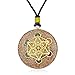 Orgone Pendant Necklace with Chakra for energy generator - Metatron's Cube Merkaba - emf protection pendant jewelry for healing and protection from magic