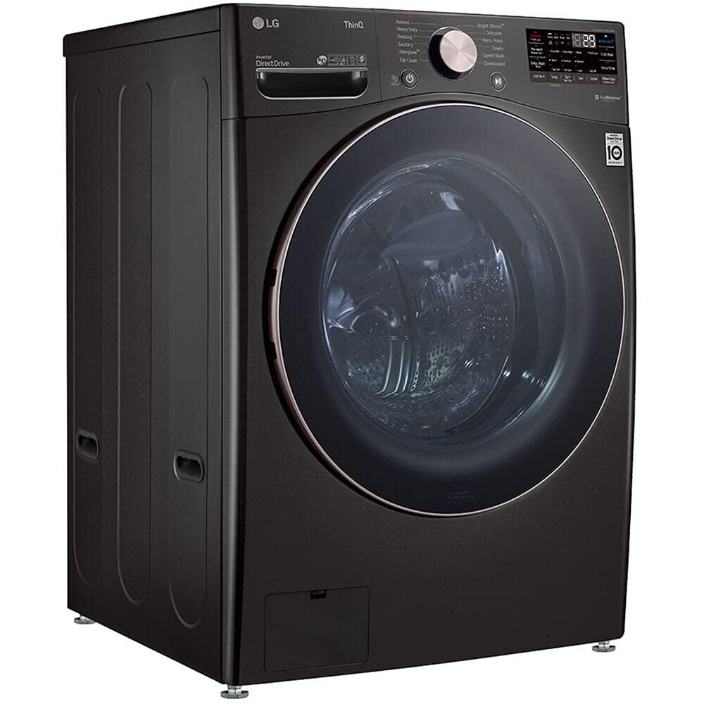 LG WM4000HBA 4.5 Cu. Ft. Capacity Smart Washer with TurboWash - Black Steel