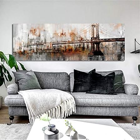 Song710 Moderno Puente Abstracto Cartel George Washington Y