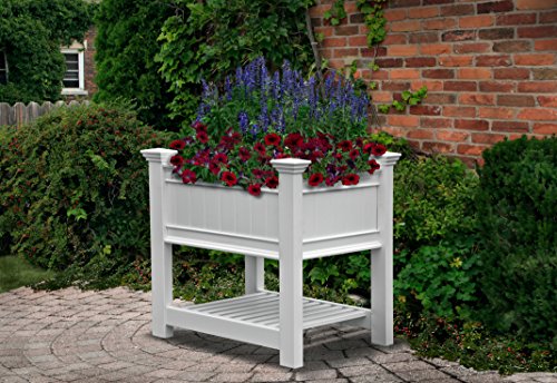 Cambridge 36"W x 24"L Vinyl Raised Planter