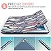 MoKo Case for iPad Pro 9.7 - Slim Lightweight Smart-shell Stand Cover with Translucent Frosted Back Protector for Apple iPad Pro 9.7 Inch 2016 Release Tablet, Sea Fishes (with Auto Wake / Sleep)