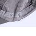 Fafada UV 50 Protection Removable Multifunctional Sun Shield Flap Hat Cap Mask for Farming Grey