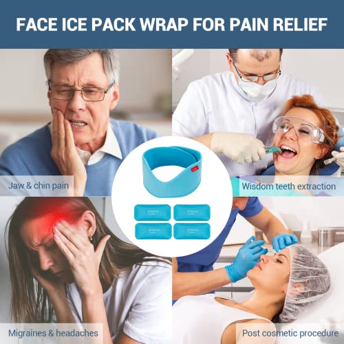 Face Ice Pack for TMJ Relief, Wisdom Teeth Recovery, Comfytemp