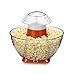 Excelvan Homemade Air-pop Popcorn Maker with Quick and Safe Operation, Popper Corn Machine with Removable Plus Bowl Suitable for Families Enjoyment, Party (Orange)