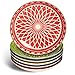 Annovero Dinner Plates, Set of 6 Porcelain Plates, 10.5 Inch Diameter
