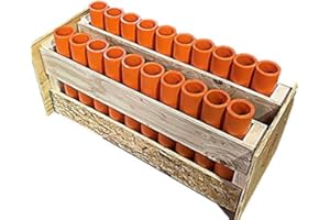 Generic Mortar Rack 20 Shot Straight with HDPE Tubes