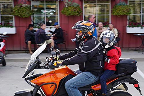 Motorcycle Safety Belt Harness Adjustable Strap Seats Belt Electric Vehicle Safety Harness Bike Safety Belt Backseat Security Sling for Kids Children Kids Baby Boys Girls (Black)