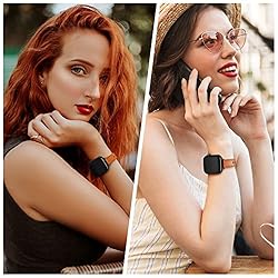 OUHENG Slim Bands Compatible with Apple Watch Band