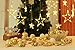 Sea Team 50-Pack Assorted Shatterproof Christmas Ball Ornaments Set Decorative Baubles Pendants with Premium Gift Wrapping Ribbon for Xmas Tree (Gold)