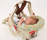 Brown Monkey Baby Bottle Holder for Hands Free Bottle Feeding by Bebe Bottle Sling, LLC