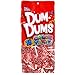 Red Dum Dums Color Party - Strawberry Flavored - 75 Count Bag - 12.8 ounces - Includes Free How To Build a Candy Buffet Guide