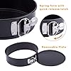3-Pieces-Non-Stick-Springform-Cake-Pans-Blkthun-Professional-Round-Cake-Mold-and-Baking-Bakeware-Set-with-Removable-Bottom-101823-cm 3 Pieces Non-Stick Springform Cake Pans - Blkthun, Professional Round Cake Mold and Baking Bakeware Set with Removable Bottom - 10/18/23 cm