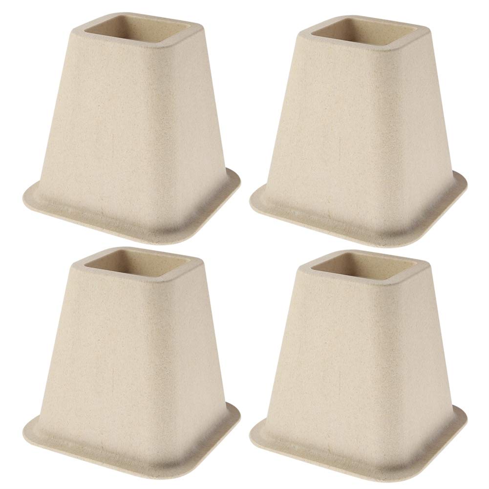 Ejoyous Bed Risers, 4 Piece Set Bed Lifters Stability 'Elephant Feet' for Desk for Bed for Sofa
