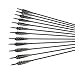 Narchery Carbon Hunting Arrows, 31 Inch Bow and Arrows with Removeable Tips, 350 Spine Practice Arrows for Recurve Bow, Compound Bow, Long Bow (12 Pcs)