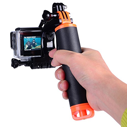 Suptig Trigger Waterproof Pistol Shutter Trigger Kit Floating Hand Grip for GoPro Hero 8 Hero 7 Hero 6 Black Gopro Hero 5 Hero 4 Hero 3+ Hero 3 Hero+LCD Yi Action Yi 4k Yi 4K+ Action Cameras