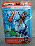 Matchbox Sky Busters Mission Pack - 4 Aircraft - Metro Commuter - Pacific Patrol - Mission Chopper - Sky Knife