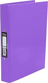 Pukka Pad Brights A4 Ringbinder Files 2 O-Ring 40mm Spine 10 Pack Purple view 2