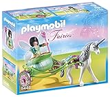 PLAYMOBIL Unicorn Carriage with Butterfly Fairy Playset