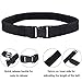 AIRSOFTPEAK Military Belt Security Mission First Tactical Combat Utility Nylon Belt for Men with Quick Release Buckle, Black