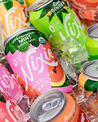 NIXIE ORGANIC WATERMELON MINT SPARKLING WATER 8 PACK, 12 FZ