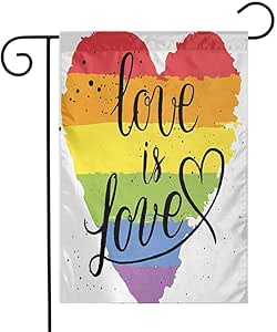 Gardesse Casa de un Solo Lado Decorativo Jardín Bandera Orgullo LGBT