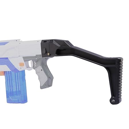 FOKOM WORKER Schulterstütze Schulter Halterung Schulter Reitstock Buttstock Zubehör für Nerf Serie Gun Spielzeugblaster-Typ 1