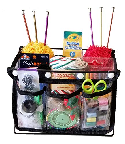 CLEAR VINL-CRAFT CADDY