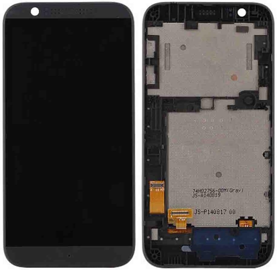 Complete LCD Display Touch Screen Glass Panel Digitizer Assembly + Frame Replacement Repair Parts For HTC Desire 510 D510 Grey