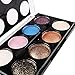 KeyZone 8 Colors Eyeshadow Palette Set Makeup Brush in 4#