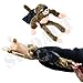 SinoArt 6pcs Set Slingshot Flingshot Animal Toy for Kids Screaming Flying Sock Plush Animals Monkey Chicken Pig Cow Duck Frog