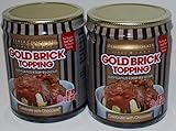 Elmer's Gold Brick Ice Cream Topping, Eight Ounce Jars (Pack of Two)