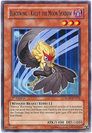 Yu-Gi-Oh! - Blackwing - Kalut the Moon Shadow (RGBT-EN012) - Raging Battle - 1st Edition - Common