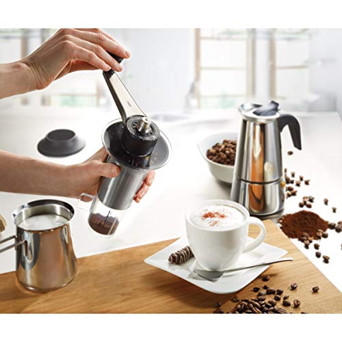 Gefu 16330 Kaffeemühle Lorenzo - zum Mahlen von Kaffeebohnen aus Edelstahl für Espresso, Filterkaffee und French Press… – Bild 3