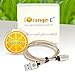 Type C Cable, iOrange-E USB C to USB 3.3Ft Braided Cable for Samsung Galaxy S8, OnePlus 2, Nexus 6P, 5X, LG G5, Lumia 950, Nokia N1, Nintendo Switch and Other USB Type C Devices, Gold