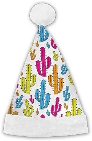 Bearded Squirrel Cactus Santa Hat Plush Christmas Hat Decorations For Kids And Adults Unique Gifts